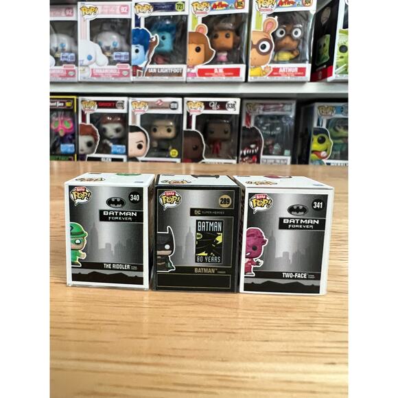 3 BITTY Batman Forever 1-Inch Funko Pops Riddler Two-Face Movies DC Comics 1995 - Picture 4 of 6